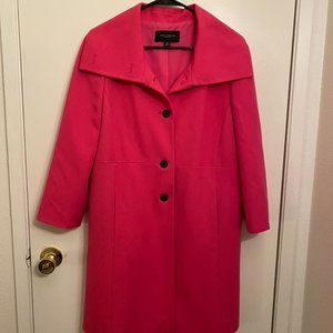 Ann Taylor pink topper trench/pea coat (XS)